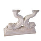 HOLLYWOOD REGENCY STYLE DOLPHIN BASE CONSOLE TABLE