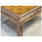 KUEHNE SMALL SILVER  COFFEE TABLE WITH PARQUET TOP