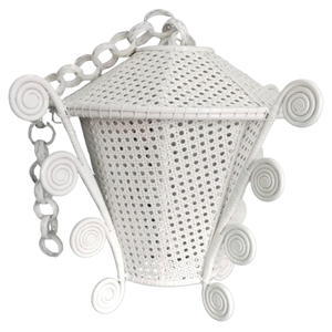 SMALL WHITE WHIMSICAL LANTERN