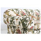 JEAN MONRO CHINOISERIE FABRIC THREE SEAT ROLL ARM SOFA