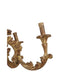 ITALIAN STYLE GILT SIX ARM CHANDELIER WITH ACANTHUS LEAF DETAIL