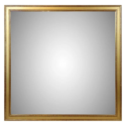 OVERSIZE GILT CONTEMPORARY SQUARE MIRROR