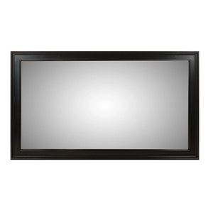 OVERSIZE BLACK RECTANGULAR CONTEMPORARY MIRROR