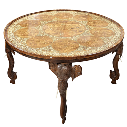 VINTAGE ELEPHANT CENTER TABLE