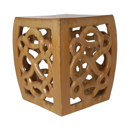 GOLDEN KNOT SQUARE GARDEN SEAT