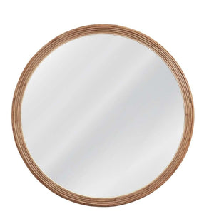 CIRCULAR RATTAN GRAYSON MIRROR