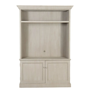 SWEDISH GUSTAVIAN STYLE PAINTED WOOD BOOKCASE OR MEDIA CABINET