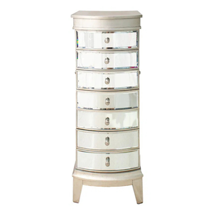 MIRRORED JEWELRY & VANITY CABINET