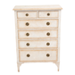 NEOCLASSICAL HAND-CRAFTED IVORY CHEST OF DRAWERS, NIERMANN WEEKS
