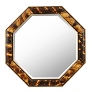 OCTAGONAL TORTOISE MIRROR