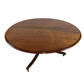 REGENCY STYLE MAHOGANY  ROUND DINING TABLE ON TRIPOD PEDESTAL BASE