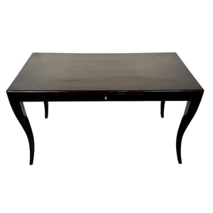 EBONIZED AND LACQUERED GRACEFUL WRITING DESK, KRAVET