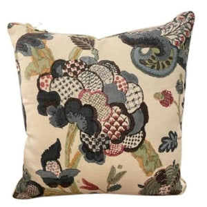 HAZELTON HOUSE BLUE FLORAL PILLOW