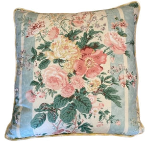 COWTAN & TOUT FLORAL CHINTZ PILLOW