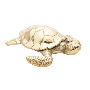 GOLD TURTLE PAPERWEIGHT