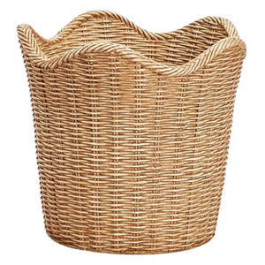 WAVY WICKER FLOWER POT