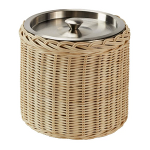 BRAIDED RATTAN ICE BUCKET