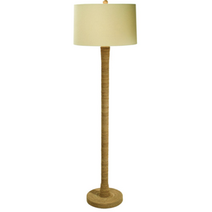 TALL NATURAL WRAPPED UP LAMP