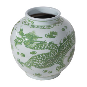 MINT GREEN DRAGON JAR