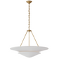 WHITE PLASTER LARGE TIERED CHANDELIER