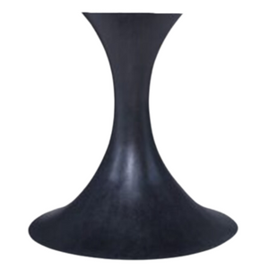 BLACK WOOD DINING TABLE BASE