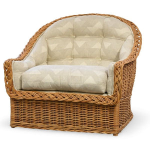 WALTERS WICKER OVERSIZED INDOOR BARREL CLUB CHAIR