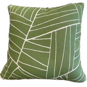 THIBAUT JORDON ABSTRACT GREEN PILLOW