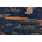 FRAMED CHINOISERIE PANEL WITH STONE INLAY
