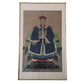 PAIR OF FRAMED CHINESE REGAL HIS AND HER PORTRAITS
