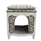 ZEBRA PRINT DOG BED OR OTTOMAN FOR SPECIAL CHIEN