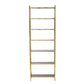 TALL SEVEN SHELF BRASS & MAHOGANY REGENCY STYLE ETAGERE