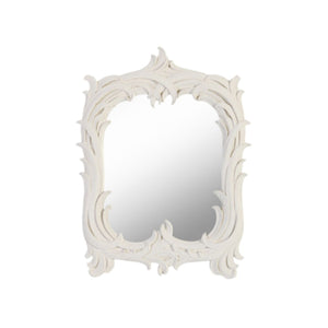SERGE ROCHE STYLE WHITE MIRROR - PETITE