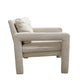 MILO BAUGHMAN STYLE UPHOLSTERED ARM CHAIR