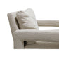 MILO BAUGHMAN STYLE UPHOLSTERED ARM CHAIR