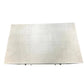 KARL SPRINGER STYLE  CREAM GRASSCLOTH TWO DRAWER SIDE TABLE OR NIGHT STAND