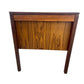 MODERNIST ROSEWOOD DESK WITH FOUR DRAWERS