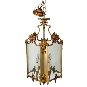 LOUIS XV STLE GILT LANTERN