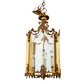 ROCOCO GILT LANTERN WITH ACANTHUS LEAF DETAILS
