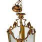 ROCOCO GILT LANTERN WITH ACANTHUS LEAF DETAILS