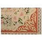 PORTUGUESE WOOL PINK, CORAL AND GREEN NEEDLEPOINT CARPET FROM STARK