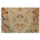 PORTUGUESE WOOL PINK, CORAL AND GREEN NEEDLEPOINT CARPET FROM STARK
