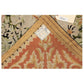 PORTUGUESE WOOL PINK, CORAL AND GREEN NEEDLEPOINT CARPET FROM STARK