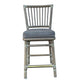 SET OF THREE VINTAGE MCGUIRE RATTAN BAR STOOLS