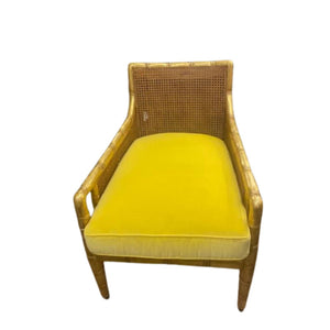 DESSIN FOURNIR CUSTOM GILT BAMBOO CHAIR