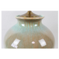 JOHN BOONE CELADON AND TAUPE GLAZE CERAMIC LAMP