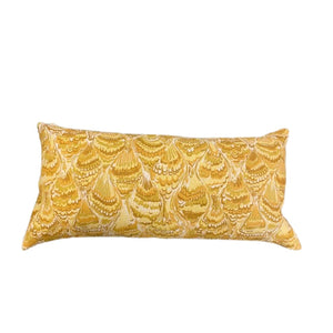 MBD COCKLESHELLS LUMBAR PILLOW, YELLOW
