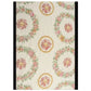 CUSTOM PINK AND YELLOW FLORAL AUBUSSON STYLE WOOL RUG