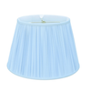 SOLID EMPIRE PLEATED LAMPSHADE - JET STREAM BLUE