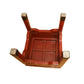 CHINOISERIE RED LACQUERED SIDE TABLE