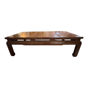 CHOCOLATE CHINOISERIE LOW COFFEE TABLE